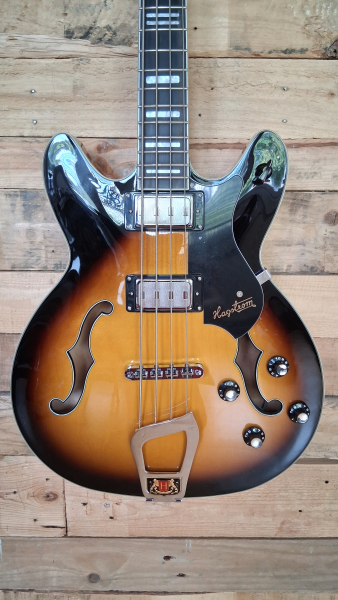 Preview: Hagstrom Viking Bass Tobacco Sunburst, 2nd Hand